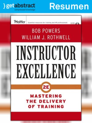 cover image of Instructores de excelencia (resumen)